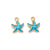 10 Pcs/package Simple Style Starfish Alloy Enamel Jewelry Accessories