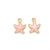 10 Pcs/package Simple Style Starfish Alloy Enamel Jewelry Accessories