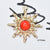 10 Pcs/package Simple Style Sun Alloy Plating Inlay Jewelry Accessories