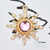 10 Pcs/package Simple Style Sun Alloy Plating Inlay Jewelry Accessories