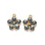 10 Pcs/package Sweet Flower Alloy Enamel Jewelry Accessories