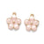 10 Pcs/package Sweet Flower Alloy Enamel Jewelry Accessories