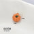 10 Pcs/package Sweet Pumpkin Fruit Alloy Enamel Pendant Jewelry Accessories