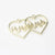 10 Pcs/package Sweet Simple Style Flame Heart Shape Alloy Spray Paint Plating Beads Jewelry Accessories