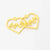 10 Pcs/package Sweet Simple Style Flame Heart Shape Alloy Spray Paint Plating Beads Jewelry Accessories