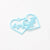 10 Pcs/package Sweet Simple Style Flame Heart Shape Alloy Spray Paint Plating Beads Jewelry Accessories