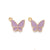 10 Pieces 2MM Alloy Butterfly Pendant