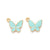 10 Pieces 2MM Alloy Butterfly Pendant