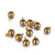 10 Pieces 5 Pieces Diameter 4-10mm Stainless Steel 18K Gold Plated Round Sandblasted Ball Plunger