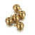 10 Pieces 5 Pieces Diameter 4-10mm Stainless Steel 18K Gold Plated Round Sandblasted Ball Plunger