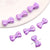 10 Pieces Arylic Bow Knot Beads