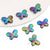 10 Pieces Arylic Butterfly Beads