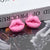 10 Pieces Arylic Lips Pendant