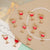 10 Pieces Simple Style Wine Glass Alloy Enamel Pendant Jewelry Accessories