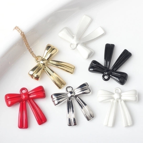 10 PCS/Package Alloy Spray Paint Plating Pendant