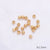 100 PCS/Package 50 PCS/Package Diameter 6 Mm Hole 1~1.9mm Copper Round Beads