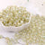 100 PCS/Package Arylic Solid Color Beads