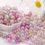 100 PCS/Package Arylic Solid Color Beads