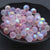 100 PCS/Package Diameter 12mm Glass Glass Gradient Color Beads