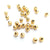 100 PCS/Package Diameter 3mm Diameter 4mm Diameter 5mm Copper 14K Gold Plated 18K Gold Plated Solid Color Beads