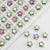 100 PCS/Package Diameter 8mm Hole 1~1.9mm Glass Star Beads