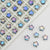 100 PCS/Package Diameter 8mm Hole 1~1.9mm Glass Star Beads