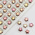 100 PCS/Package Diameter 8mm Hole 1~1.9mm Glass Star Beads