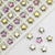 100 PCS/Package Diameter 8mm Hole 1~1.9mm Glass Star Beads