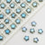 100 PCS/Package Diameter 8mm Hole 1~1.9mm Glass Star Beads