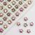 100 PCS/Package Diameter 8mm Hole 1~1.9mm Glass Star Beads