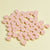 100 PCS/Package Soft Clay Heart Shape Beads