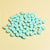 100 PCS/Package Soft Clay Heart Shape Beads