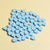 100 PCS/Package Soft Clay Heart Shape Beads