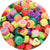 1000 Pieces Per Pack Diameter 10mm Soft Clay Letter Flower Football Beads