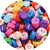 1000 Pieces Per Pack Diameter 10mm Soft Clay Letter Flower Football Beads