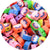 1000 Pieces Per Pack Diameter 10mm Soft Clay Letter Flower Football Beads