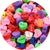 1000 Pieces Per Pack Diameter 10mm Soft Clay Letter Flower Football Beads