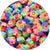 1000 Pieces Per Pack Diameter 10mm Soft Clay Letter Flower Football Beads