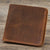 1067 Crazy Horse Leather Wallet Men's Genuine Leather Wallet Simple Crazy Horse College   Popular Fashion Men