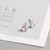 925 Sterling Silver Niche Elk Chinese Zodiac Animal Silver Diamond Inlay Stud Earrings