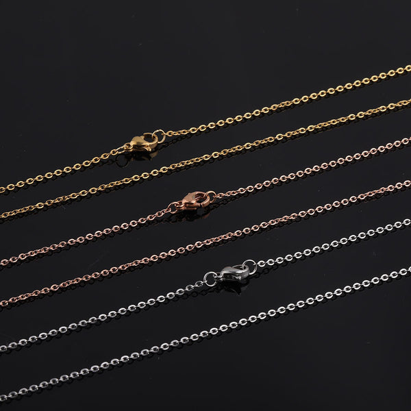 Minimalist Geometric Electroplating Necklaces