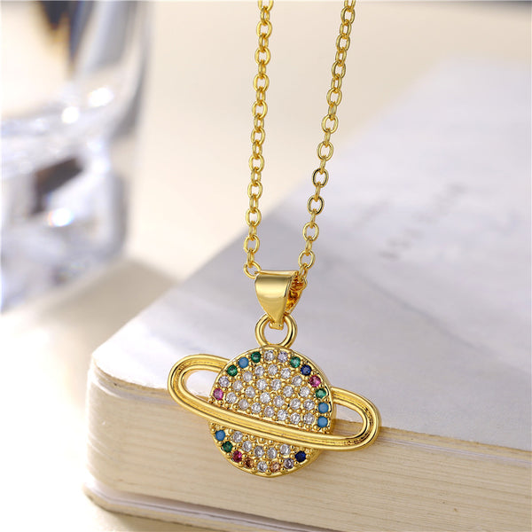 Women Sphere Silver Electroplating Necklaces