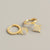 925 Sterling Silver Women Silver Diamond Inlay Earrings