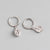 925 Sterling Silver Niche Women Shell Silver Polishing Earrings