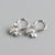 925 Sterling Silver Niche Women Bee Silver Gold Plating Earrings