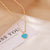 Fashion Heart Alloy Oil Dripping Necklaces