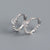 925 Sterling Silver Round Silver Diamond Inlay Stud Earrings