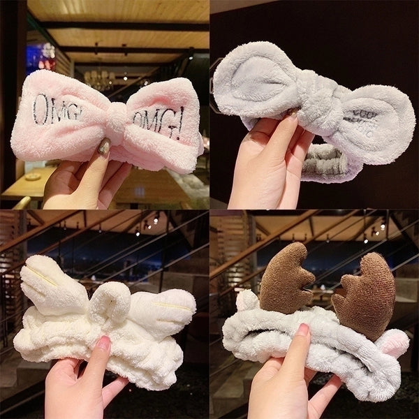 Women'S Sweet Rabbit Bow Knot Cloth Hair Band