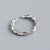 925 Sterling Silver Minimalist Women Geometric Silver Polishing Rings