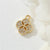 14K Gold Micro Zircon-Inlaid Pendant DIY Love Clover Moon Handmade Necklace Pendant Earrings Eardrops Wholesale